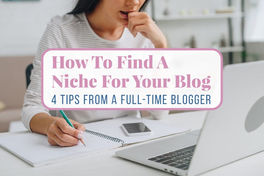 How to find your blog niche Cover photo